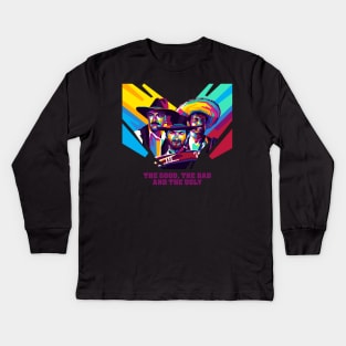 The Good, The Bad and The Ugly - WPAP Kids Long Sleeve T-Shirt